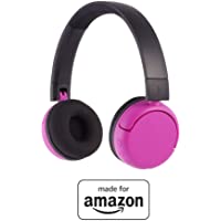 BuddyPhones PopTime- nuevos auriculares con Bluetooth Made for Amazon- rosa- para edades de 8 a 15 años